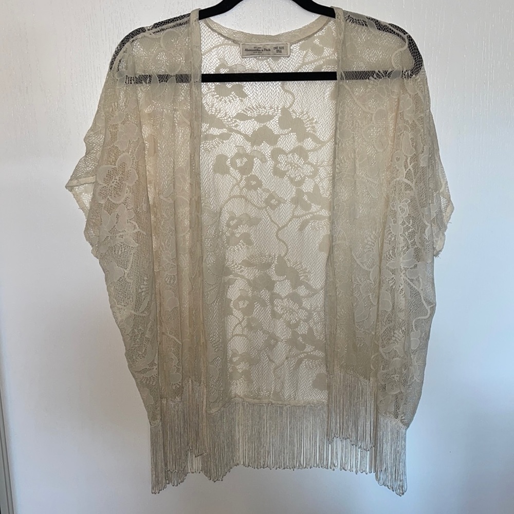 Abercrombie and Fitch Boho Lace Vest